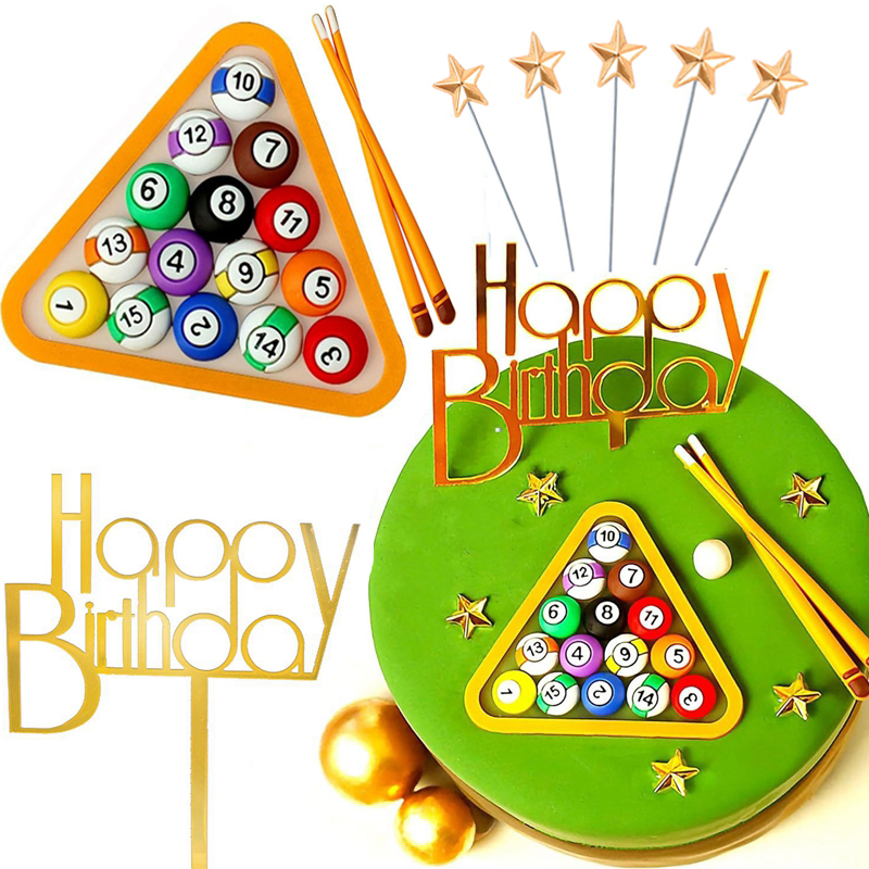 Table Tennis Hong Kong - Billiard Ball Cake Decoration Boy Kid
