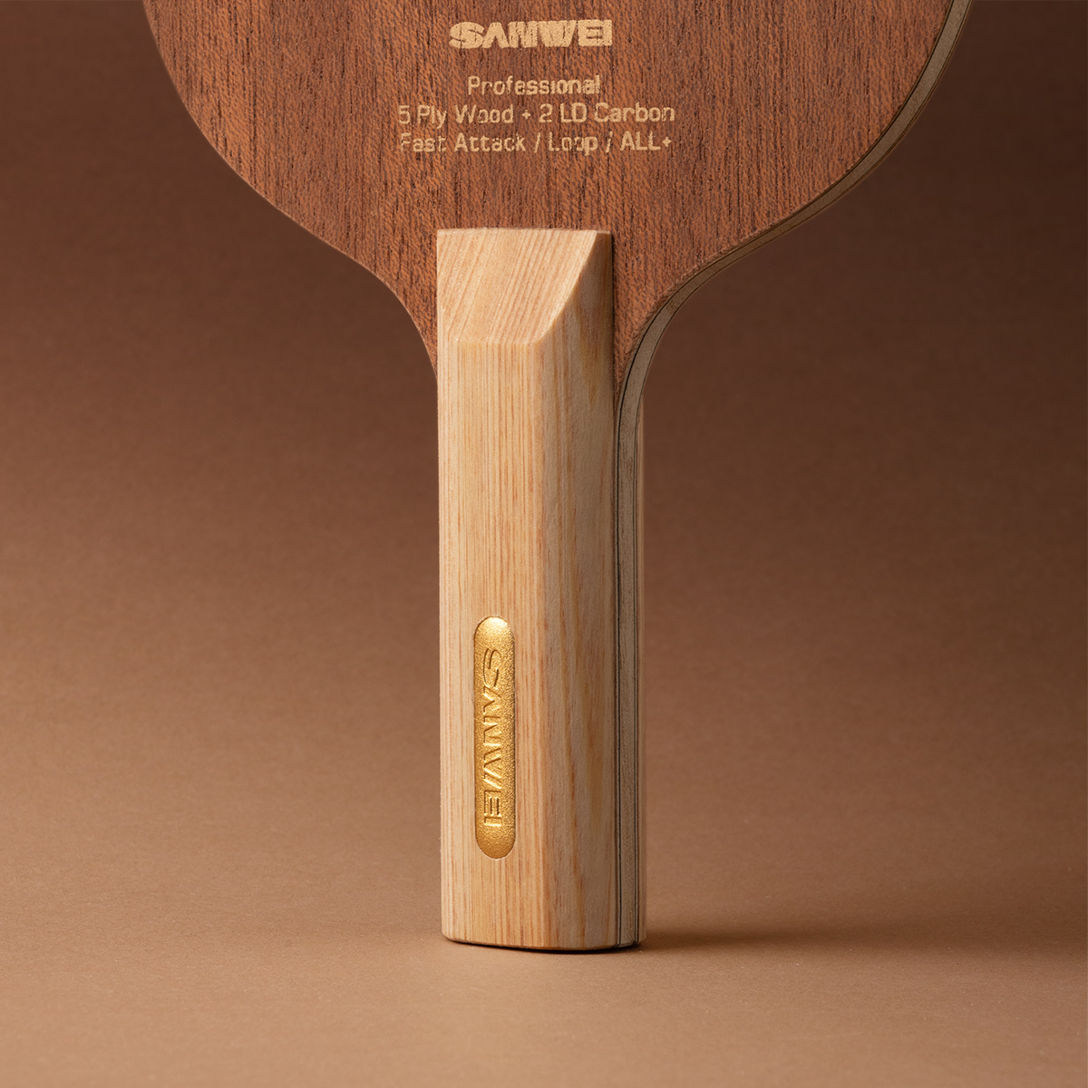 SANWEI TOKSPIN Sapele Carbon T - Table Tennis Custom Bat ulasan dan harga