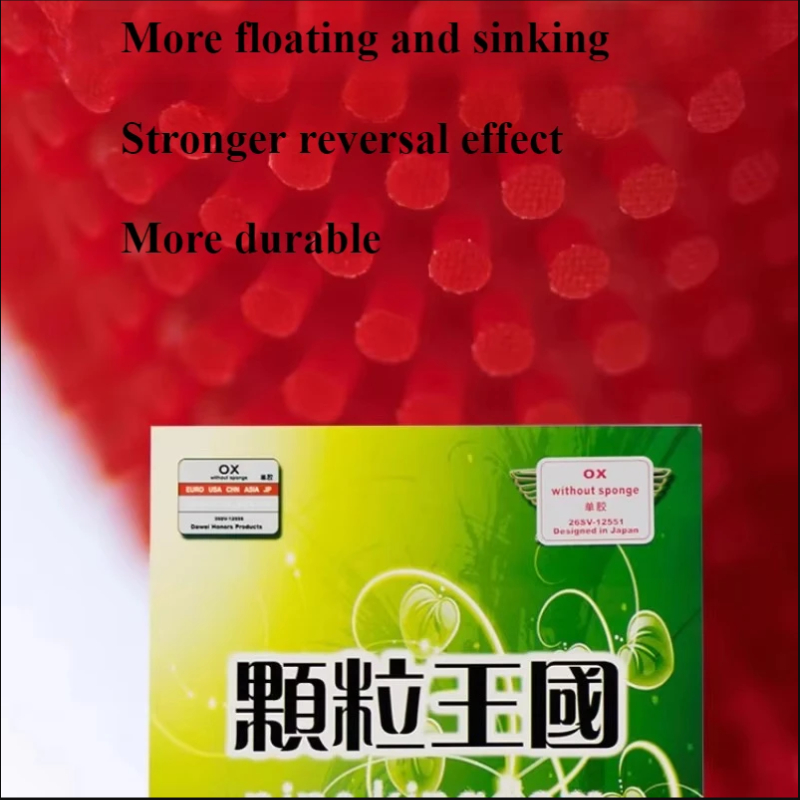 DAWEI 388d-1 Curing Long Pimpl - Table Tennis Forehand Rubber ulasan dan harga