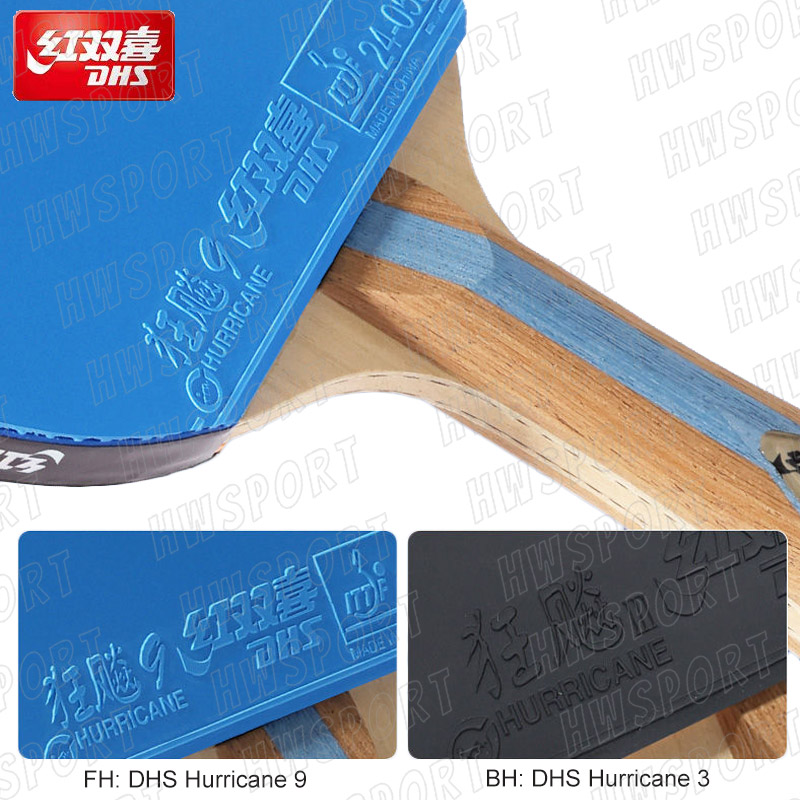 DHS 6 Star Color Table Tennis  - Table Tennis Forehand Rubber ulasan dan harga
