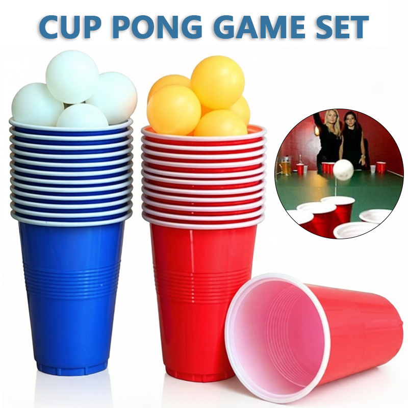 Beer Pong Game Set & Party Cup - Table Tennis Olympics ulasan dan harga