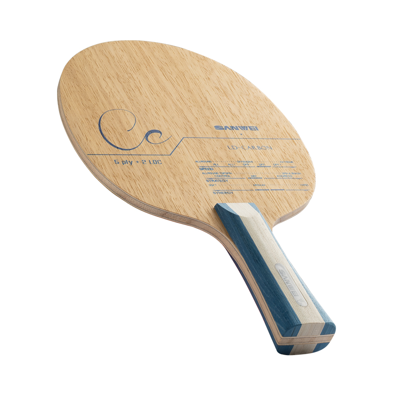 SANWEI CC CARBON Table Tennis  - Table Tennis Custom Bat ulasan dan harga