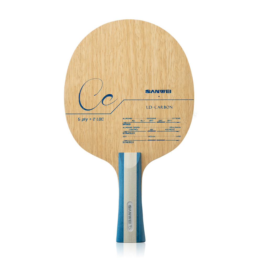 SANWEI CC CARBON Table Tennis  - Table Tennis Custom Bat ulasan dan harga