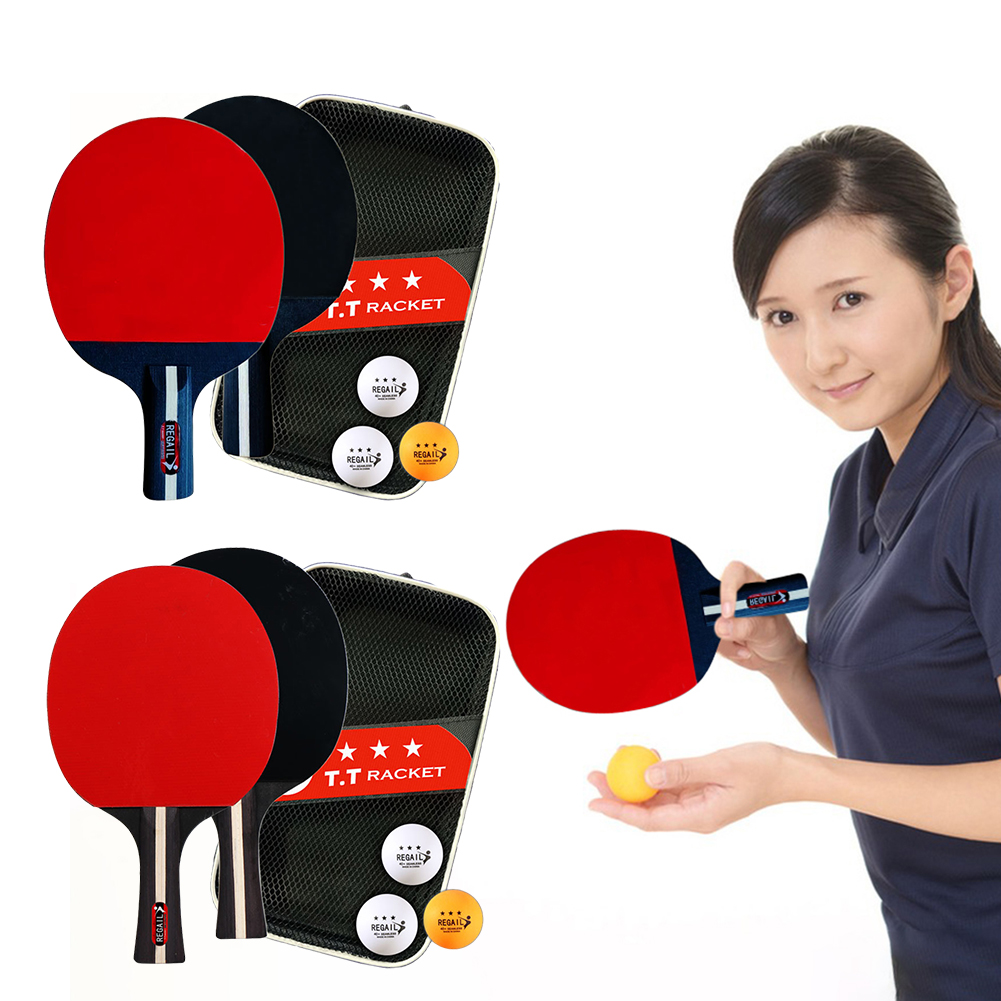 Table Tennis Racket 2 Rackets  - Table Tennis Game Pc ulasan dan harga