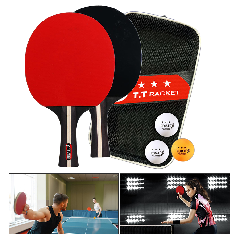 Table Tennis Racket 2 Rackets  - Table Tennis Game Pc ulasan dan harga