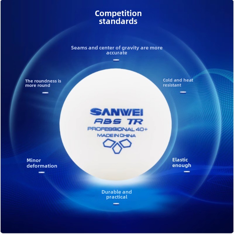 100 pcs Sanwei New Materials P - Table Tennis Video Game ulasan dan harga