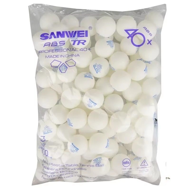100 pcs Sanwei New Materials P - Table Tennis Video Game ulasan dan harga