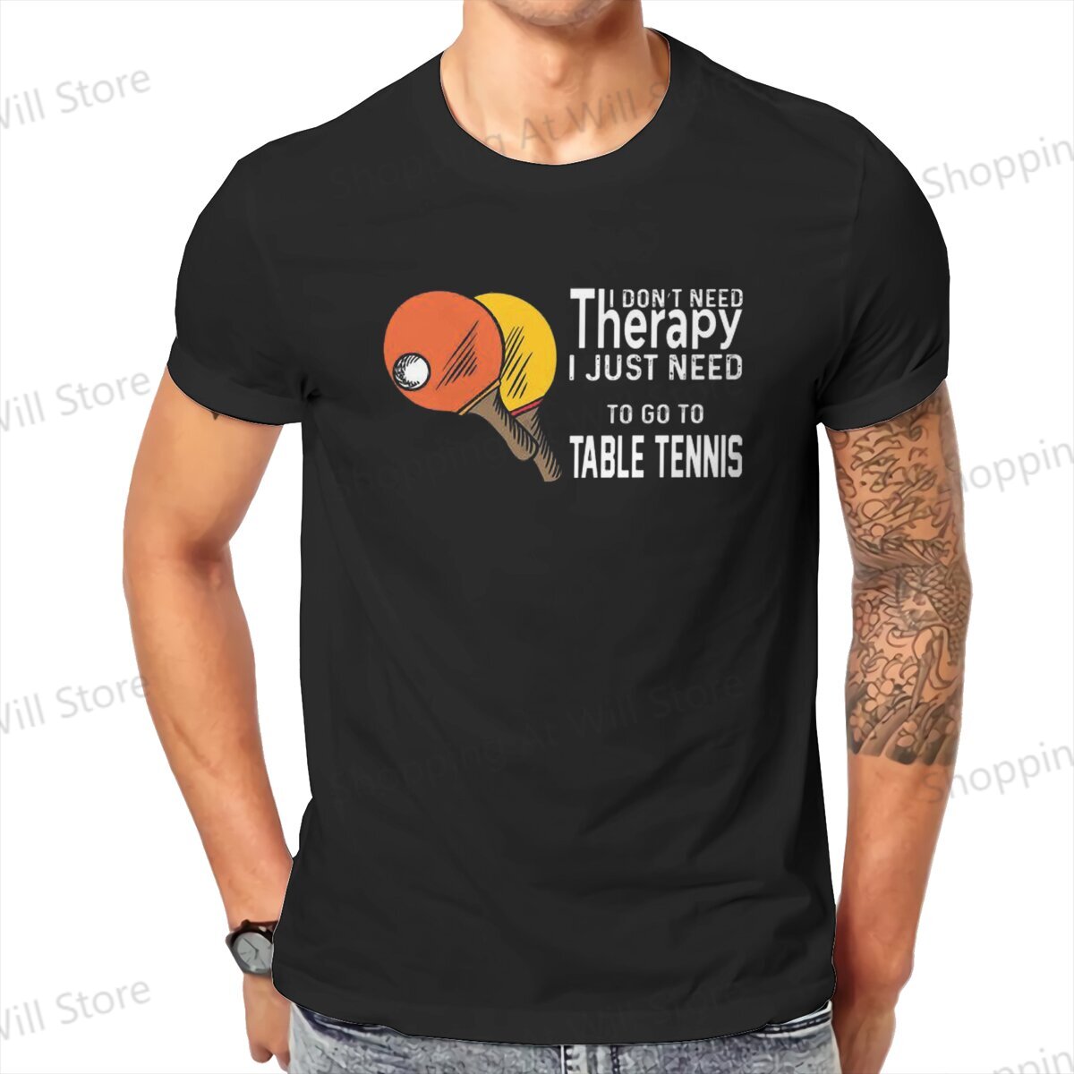 Tops 100% Cotton Leisure Sport - Table Tennis Outfit ulasan dan harga