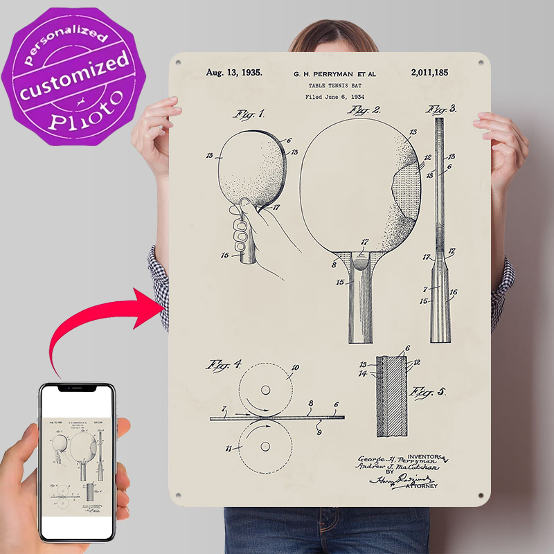 Table Tennis Bat Patent Metal  - Table Tennis Custom Bat ulasan dan harga