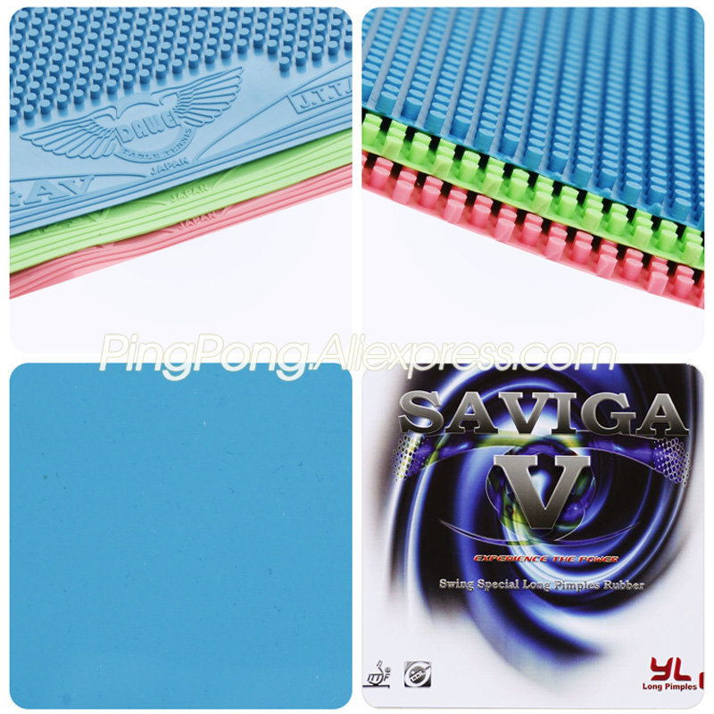 Colorful DAWEI SAVIGA V Pips-l - Table Tennis Forehand Rubber ulasan dan harga