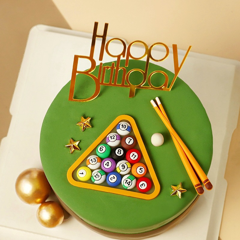 Billiard Ball Cake Decoration  - Table Tennis Hong Kong ulasan dan harga