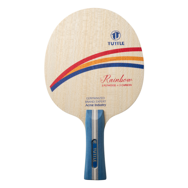 TUTTLE Rainbow Carbon Table Te - Table Tennis Custom Bat ulasan dan harga