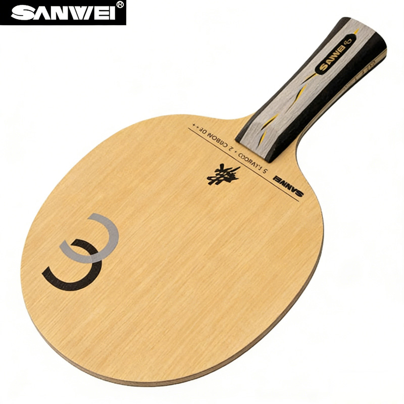 SANWEI CC CLASSIC Carbon Table - Table Tennis Custom Bat ulasan dan harga