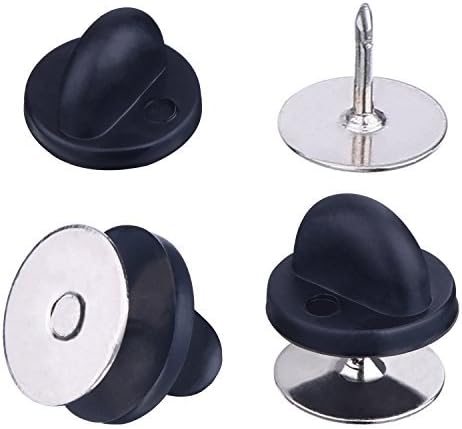 20 Pairs Rubber Blank Pin Back - Butterfly Rubber Sheet ulasan dan harga