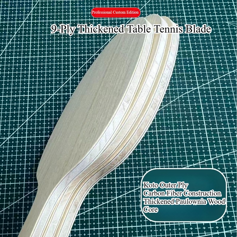 9-ply Thickened Table Tennis B - Table Tennis Custom Bat ulasan dan harga